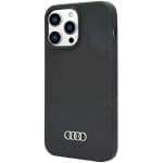 Audi Silicone Case Black Hardcase AU-LSRIP14P-Q3/D1-BK Kryt iPhone 14 Pro