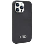 Audi Silicone Case Black Hardcase AU-LSRIP14PM-Q3/D1-BK Kryt iPhone 14 Pro Max