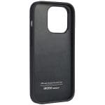 Audi Synthetic Leather Black Hardcase AU-TPUPCIP14P-TT/D1-BK Kryt iPhone 14 Pro