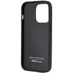 Audi Synthetic Leather Black Hardcase AU-TPUPCIP14P-TT/D1-BK Kryt iPhone 14 Pro