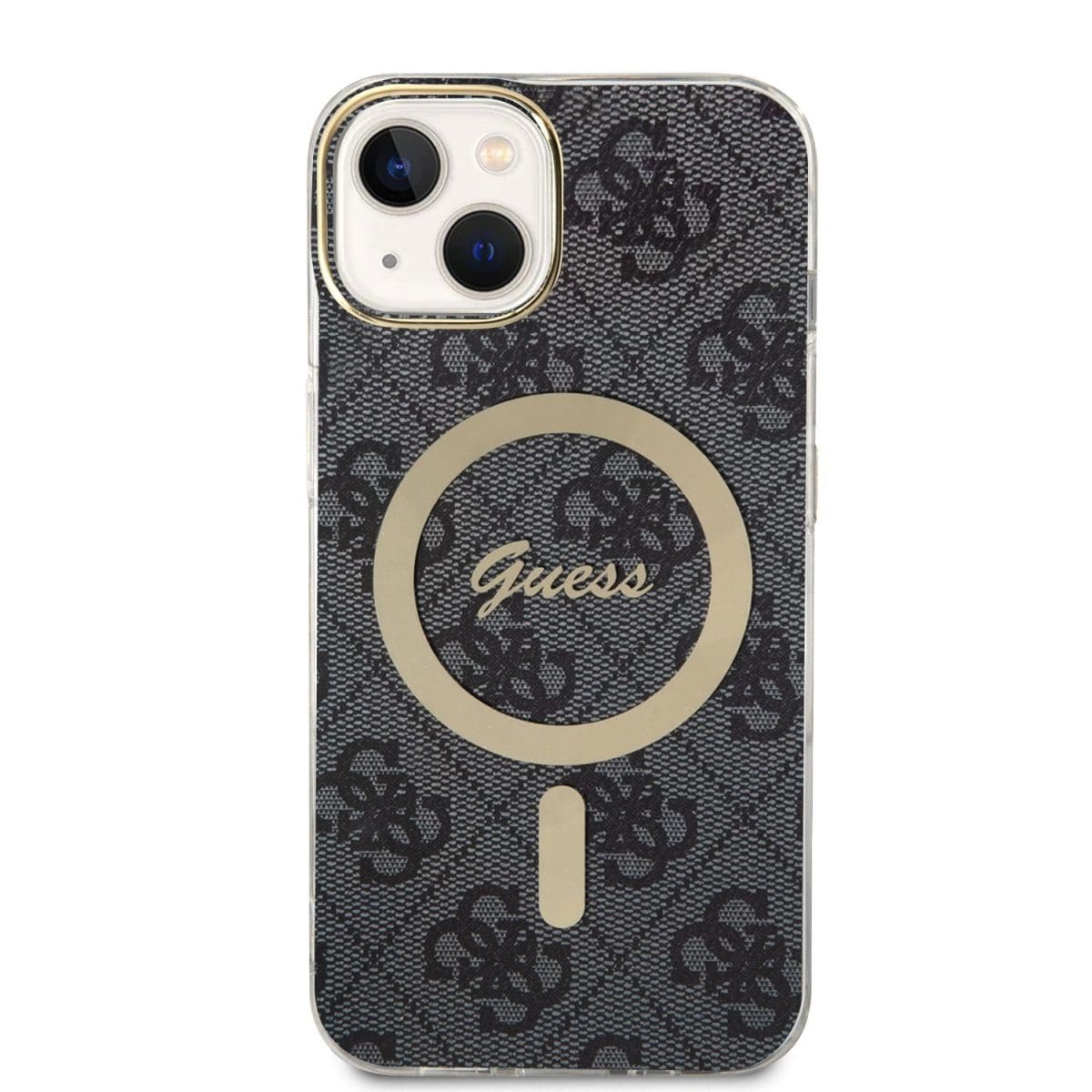 Guess IML 4G MagSafe Black Kryt iPhone 15