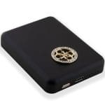 Guess Powerbank 15W GUPBM5AL4DMK 5000 mAh Black MagSafe 4G Strassed Metal Logo