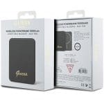 Guess Powerbank 15W GUPBM5ALGSGK 5000 mAh Black MagSafe Metal Script Logo