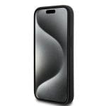 Karl Lagerfeld Liquid Silicone Plaque MagSafe Black Kryt iPhone 15