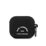 Karl Lagerfeld Rue St Guillaume Silicone Black Kryt AirPods 3