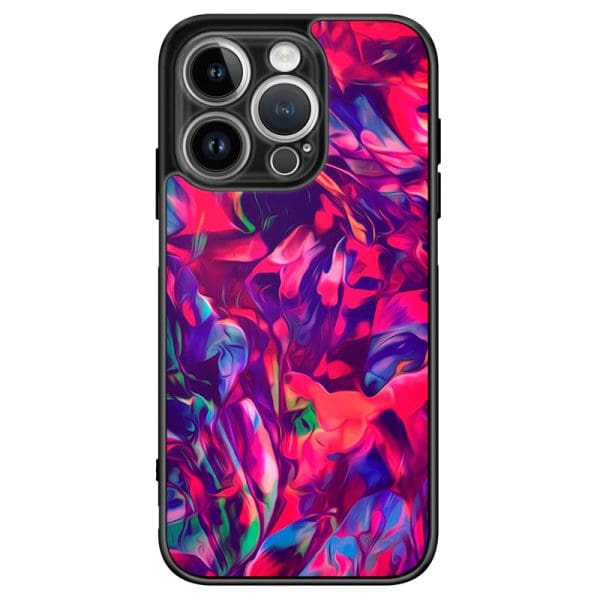 Black Glitter Pink Kryt iPhone 13 Pro Max