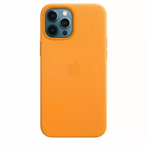 Apple Leather Case MHKH3ZM/A California Poppy Kryt iPhone 12 Pro Max