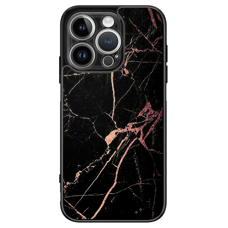 Black Rose Marble Kryt iPhone 14 Pro Max