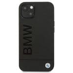 BMW BMHCP13MSLLBK Black Hardcase Signature Logo Imprint Kryt iPhone 13