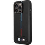 BMW BMHMP13X22PVTK Black Quilted Tricolor Magsafe Kryt iPhone 13 Pro Max