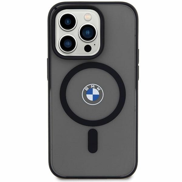 BMW BMHMP14MDSLK Black Hardcase Signature Magsafe Kryt iPhone 15 Plus/14 Plus