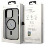 BMW BMHMP14XDSLK Black Hardcase Signature Magsafe Kryt iPhone 14 Pro Max
