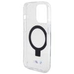 BMW BMHMP15LURST Clear Hardcase Ring Stand M Collection MagSafe Kryt iPhone 15 Pro