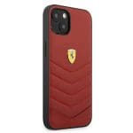 Ferrari FEHCP13MRQUR Red Hardcase Off Track Quilted Kryt iPhone 13