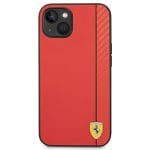 Ferrari FEHCP14MAXRE Red Hardcase Carbon Kryt iPhone 15 Plus/14 Plus