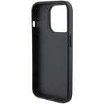 Ferrari FEHCP15LGSPSIK Black Hardcase Grip Stand Metal Logo Kryt iPhone 15 Pro