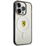 Ferrari FEHMP14LURKT Transparent Hardcase Outline Magsafe Kryt iPhone 14 Pro