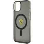 Ferrari FEHMP14MURKK Black Hardcase Translucent Magsafe Kryt iPhone 15 Plus/14 Plus