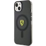 Ferrari FEHMP14SURKK Black Hardcase Translucent Magsafe Kryt iPhone 14
