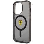 Ferrari FEHMP14XURKK Black Hardcase Translucent Magsafe Kryt iPhone 14 Pro Max