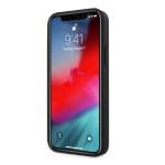 Ferrari FESAXHCP12LBK Black Hardcase On Track Carbon Stripe Kryt iPhone 12 Pro Max