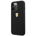 Ferrari FESSIHCP13LBK Black Hardcase Silicone Kryt iPhone 13 Pro