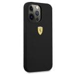 Ferrari FESSIHCP13LBK Black Hardcase Silicone Kryt iPhone 13 Pro
