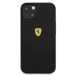 Ferrari FESSIHCP13SBK Black Hardcase Silicone Kryt iPhone 13 Mini
