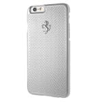 Ferrari Hardcase FEPEHCP6SI Perforated Aluminium Silver Kryt iPhone 6S/6