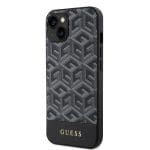 Guess PU G Cube Magsafe Black Kryt iPhone 15