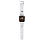 Karl Lagerfeld Karl and Choupette Head NFT Řemínek Apple Watch SE/11/10/9/8/7/6/5/4/3/Ultra 1/2/3 (44/45/46/49mm) White