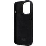 Karl Lagerfeld KLHCP13LSMHKNPK Black Silicone Ikonik Metal Pin Kryt iPhone 13 Pro