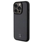 Mercedes MEHCP15LRCABK Black Hardcase Carbon Fiber Dynamic Kryt iPhone 15 Pro