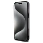 Mercedes MEHMP15L23HRSK Black Hardcase Double Layer Crossed Lines Magsafe Kryt iPhone 15 Pro