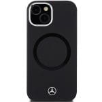 Mercedes MEHMP15S23SCMK Black Hardcase Silicone Bicolor MagSafe Kryt iPhone 15