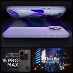 Spigen Thin Fit Iris Purple Kryt iPhone 15 Pro Max