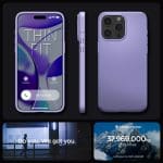 Spigen Thin Fit Iris Purple Kryt iPhone 15 Pro Max