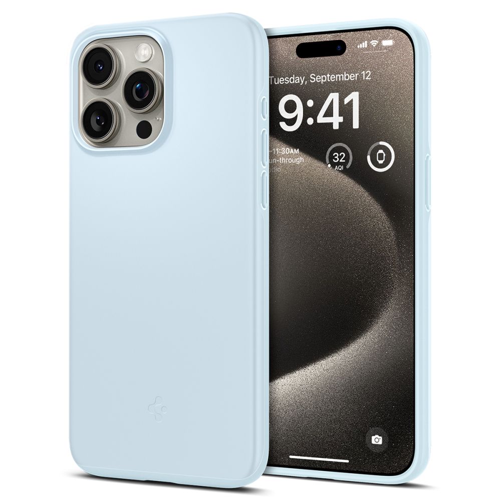Spigen Thin Fit Mute Blue Kryt iPhone 15 Pro Max