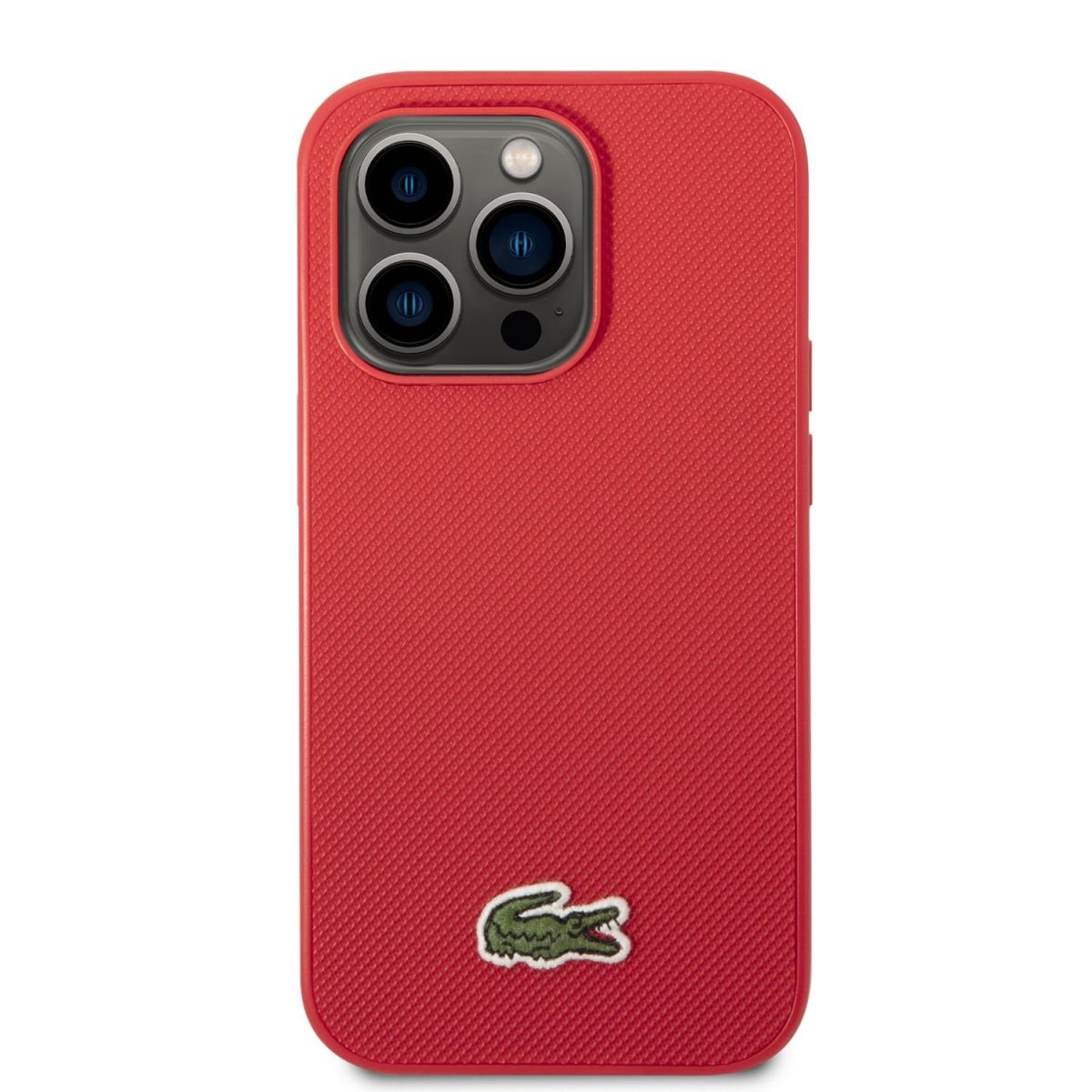 Lacoste Iconic Petit Pique Logo Red Kryt iPhone 14 Pro Max