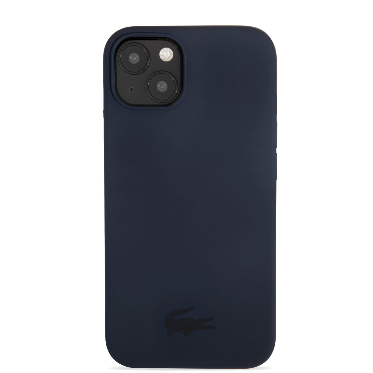 Lacoste Liquid Silicone Glossy Printing Logo Navy Kryt iPhone 13