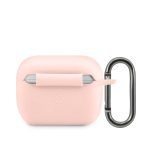 Lacoste Liquid Silicone Glossy Printing Logo Pink Kryt Airpods Pro