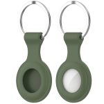 Silicone Key Ring Kryt na AirTag Dark Green