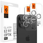 Spigen Optik.tr ”ez Fit” Camera Protector 2-pack Crystal Clear iPhone 15 Pro Max/15 Pro/14 Pro Max/14 Pro