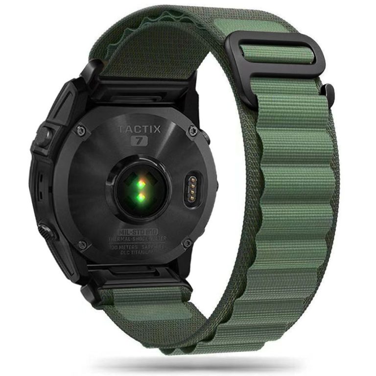 Tech-Protect Nylon Pro Garmin Fenix 5 / 6 / 6 Pro / 7 Military Green