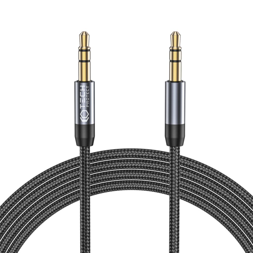 Tech-Protect Ultraboost Aux Mini Jack 3.5mm Cable 150cm Black