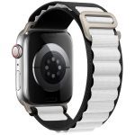Alpina Řemínek Apple Watch SE/11/10/9/8/7/6/5/4/3 (42/41/40/38mm) Black White
