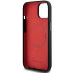 AMG AMHMP15S23SMRK Black Hardcase Silicone Carbon Pattern MagSafe Kryt iPhone 15