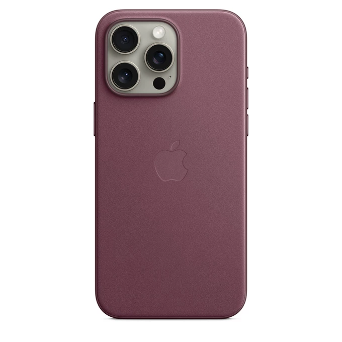 Apple FineWoven MagSafe MT4L3ZM/A Mulberry Kryt iPhone 15 Pro