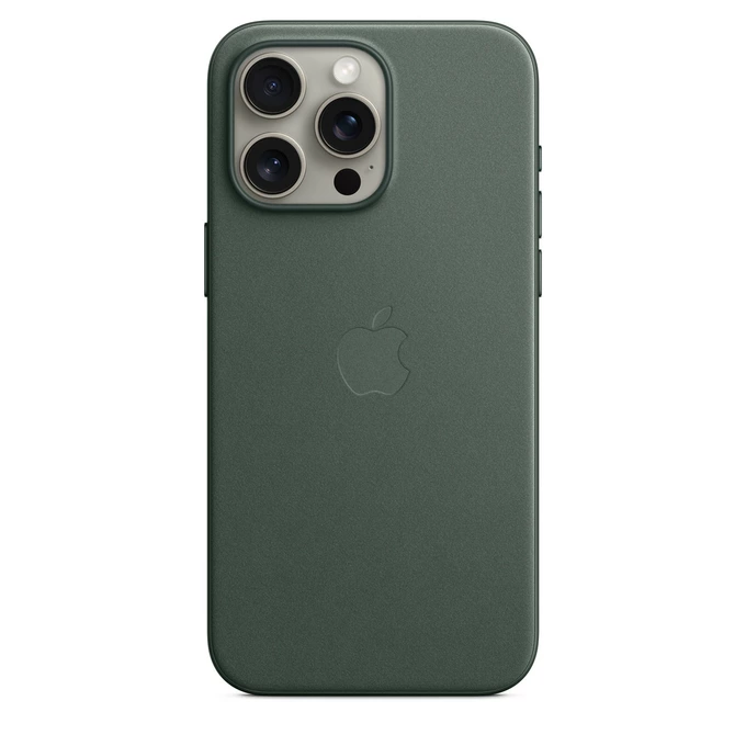 Apple FineWoven MagSafe MT4U3ZM/A Evergreen Kryt iPhone 15 Pro