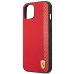 Ferrari FEHCP14SAXRE Red Hardcase Carbon Kryt iPhone 14